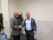 Дмитрий Немов (Генеральный директор ООО "Форсаж") и Danny Prezeau (Вице президент FORTIN ELECTRONICS SYSTEM)