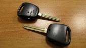 Корпус ключа зажигания для Тойота, 2 торцевые кнопки, toy43 (kt135)