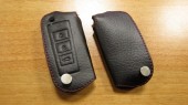 Кожаный чехольчик для ключа KIA, 3 кнопки (lb-051)