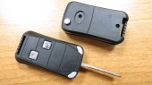 Корпус выкидного ключа зажигания для Тойота, 2 кнопки (kt173)