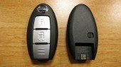 Смарт-ключ Nissan Qashqai NT32, 2 кнопки, Европа, левый руль (kn099) 