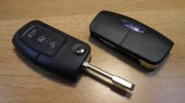 Заготовка выкидного ключа для Форд Мондео, 3 кнопки, FO21 (kf013)