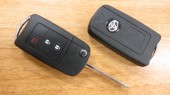 Корпус выкидного ключа для Тойота, 2+1 кнопка "паника", 2012 -, toy43 (kt152)